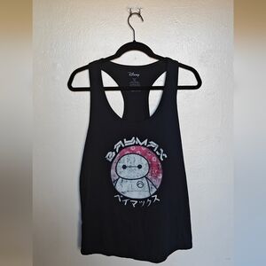 Plus Size Disney Big Hero 6 Baymax Kanji Girls Tank Top Size 2XL
